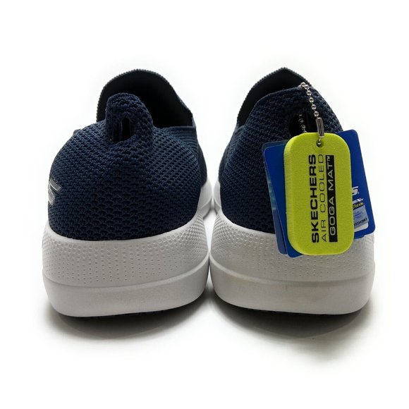Skechers Men's Go Walk Stability Good Year Outsoles Navy Slip On Shoes Size 14 M - Picture 2 of 9